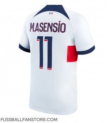 Paris Saint-Germain Marco Asensio #11 Replik Auswärtstrikot 2023-24 Kurzarm
